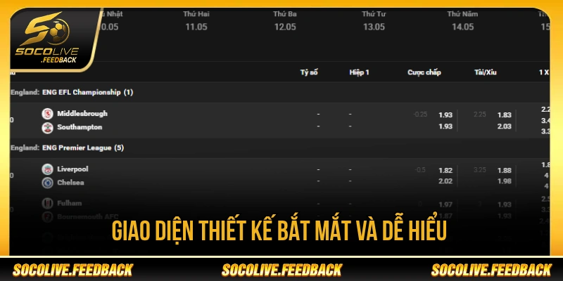 Socolive - Trực Tiếp Bóng Đá Không Giật Lag, Link Mới mindtradeai.io Giao diện Socolive giúp người xem dễ tra cứu trận đấu